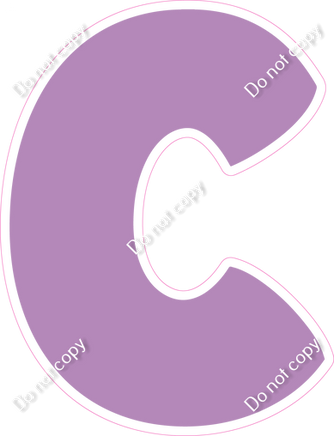 BBT 12" Individuals - Flat Lavender C