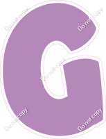 BBT 12" Individuals - Flat Lavender G