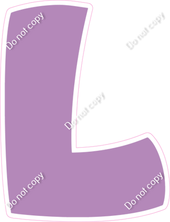 BBT 12" Individuals - Flat Lavender L