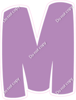 BBT 12" Individuals - Flat Lavender M