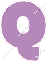 BBT 12" Individuals - Flat Lavender Q