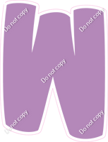 BBT 12" Individuals - Flat Lavender W