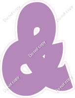 BBT 12" Individuals - Flat Lavender &