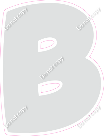 BBT 12" Individuals - Flat Light Grey B