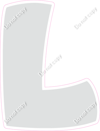 BBT 12" Individuals - Flat Light Grey L