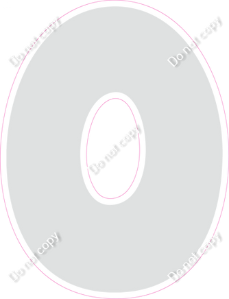 BBT 12" Individuals - Flat Light Grey O