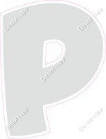 BBT 12" Individuals - Flat Light Grey P