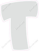 BBT 12" Individuals - Flat Light Grey T