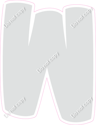 BBT 12" Individuals - Flat Light Grey W