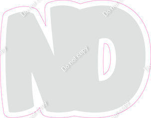 BBT 12" Individuals - Flat Light Grey ND