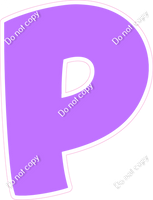 BBT 12" Individuals - Flat Lilac P