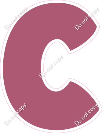 BBT 12" Individuals - Flat Mauve C