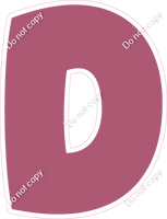 BBT 12" Individuals - Flat Mauve D