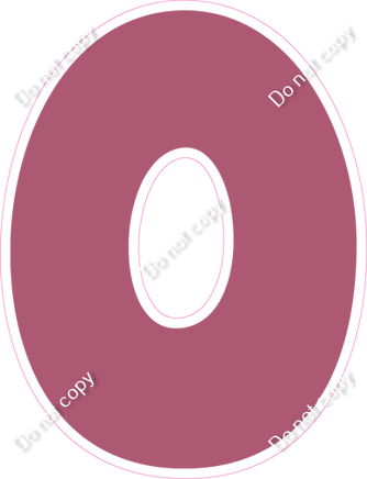 BBT 12" Individuals - Flat Mauve O