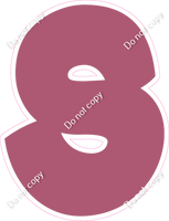 BBT 12" Individuals - Flat Mauve S