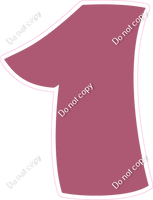 BBT 12" Individuals - Flat Mauve 1