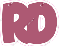 BBT 12" Individuals - Flat Mauve RD