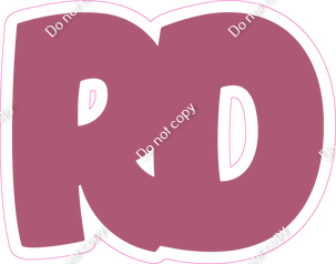 BBT 12" Individuals - Flat Mauve RD