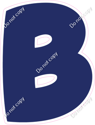 BBT 12" Individuals - Flat Navy Blue B