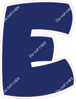 BBT 12" Individuals - Flat Navy Blue E