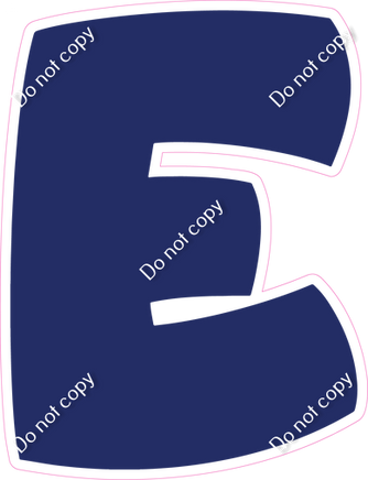 BBT 12" Individuals - Flat Navy Blue E