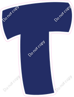 BBT 12" Individuals - Flat Navy Blue T