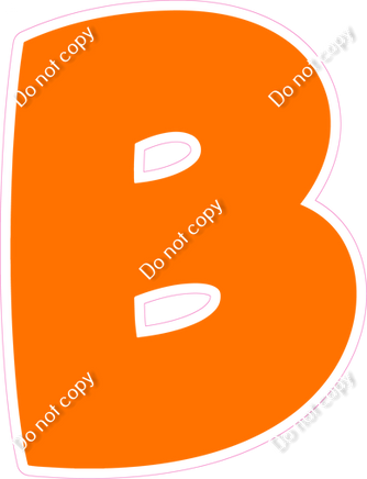 BBT 12" Individuals - Flat Orange B