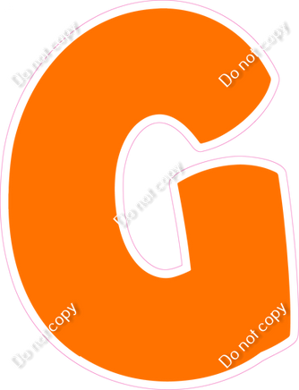 BBT 12" Individuals - Flat Orange G