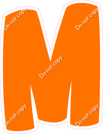 BBT 12" Individuals - Flat Orange M