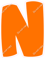 BBT 12" Individuals - Flat Orange N