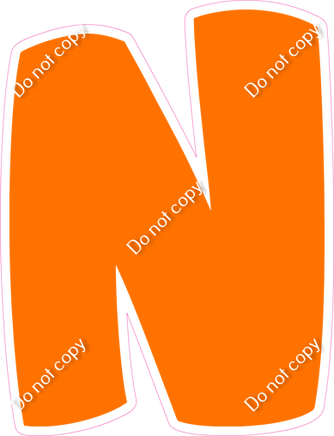 BBT 12" Individuals - Flat Orange N