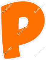 BBT 12" Individuals - Flat Orange P