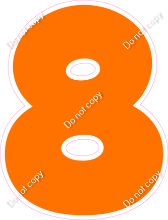 BBT 12" Individuals - Flat Orange 8