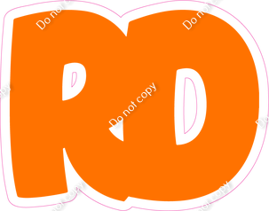 BBT 12" Individuals - Flat Orange RD