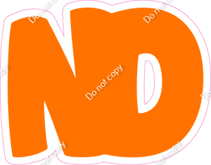 BBT 12" Individuals - Flat Orange ND