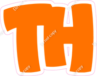 BBT 12" Individuals - Flat Orange TH