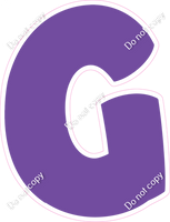 BBT 12" Individuals - Flat Purple G