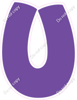 BBT 12" Individuals - Flat Purple U