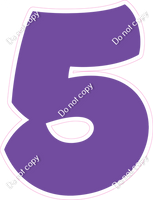 BBT 12" Individuals - Flat Purple 5