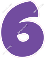 BBT 12" Individuals - Flat Purple 6