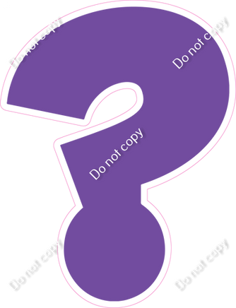 BBT 12" Individuals - Flat Purple ?