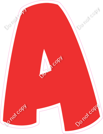 BBT 12" Individuals - Flat Red A