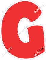 BBT 12" Individuals - Flat Red G