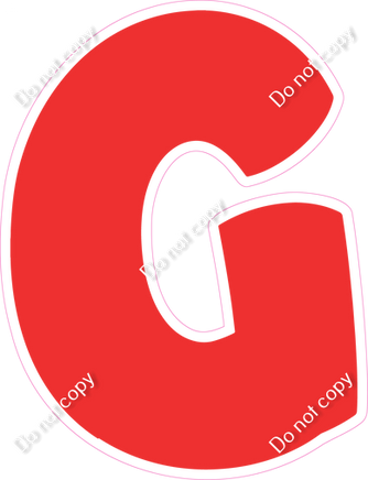 BBT 12" Individuals - Flat Red G