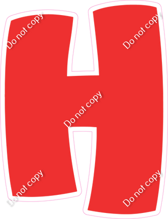 BBT 12" Individuals - Flat Red H