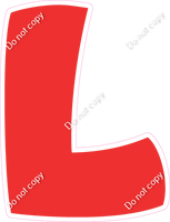 BBT 12" Individuals - Flat Red L