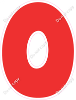 BBT 12" Individuals - Flat Red O