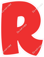 BBT 12" Individuals - Flat Red R