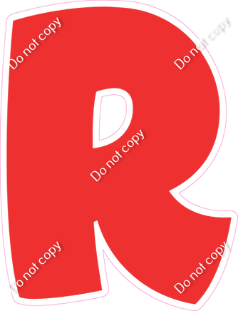 BBT 12" Individuals - Flat Red R