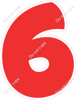 BBT 12" Individuals - Flat Red 6